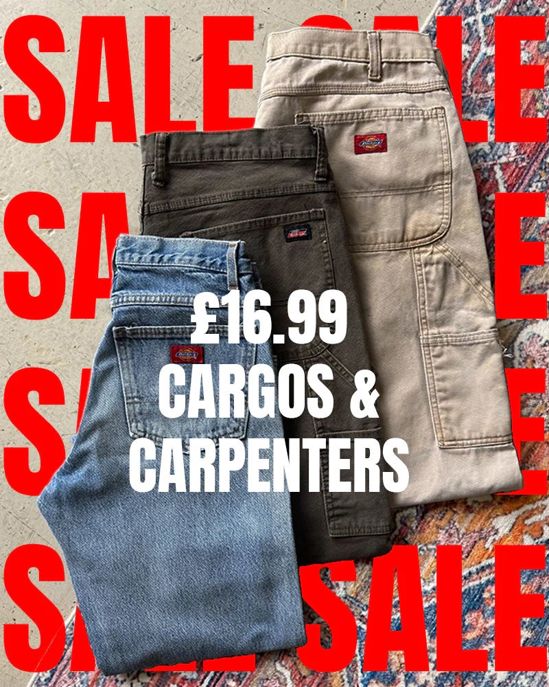 Vintage Cargo & Carpenter Trousers from £16.99