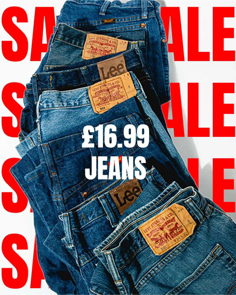 All Vintage Jeans - Levis/Lee/Wrangler From £16.99