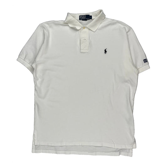 Polo By Ralph Lauren Polo Shirt - Large White Cotton