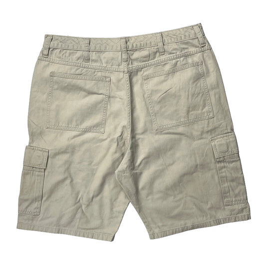 Wrangler Cargo Shorts - 34W 9L Beige Cotton
