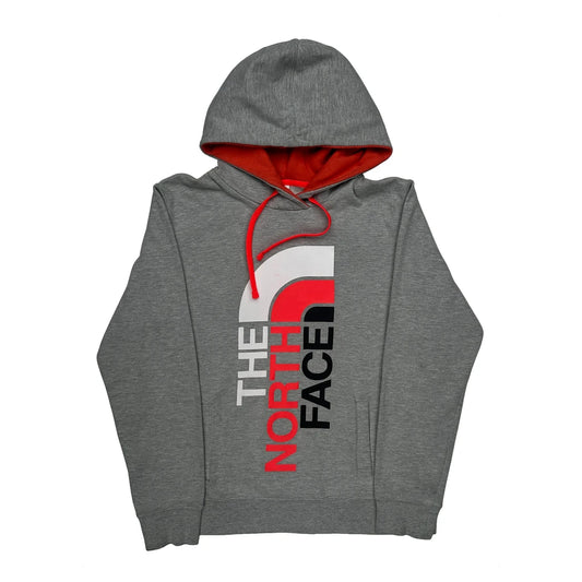 Vintage The North Face Hoodie - Large Grey Cotton