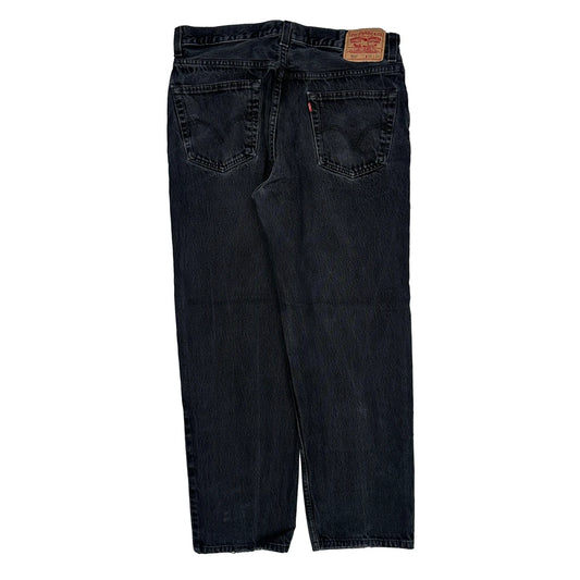 550 Levis Jeans - 34W 31L Black Cotton
