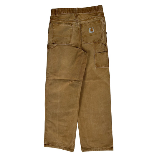 Carhartt Carpenter Trousers - 28W 29L Brown Cotton