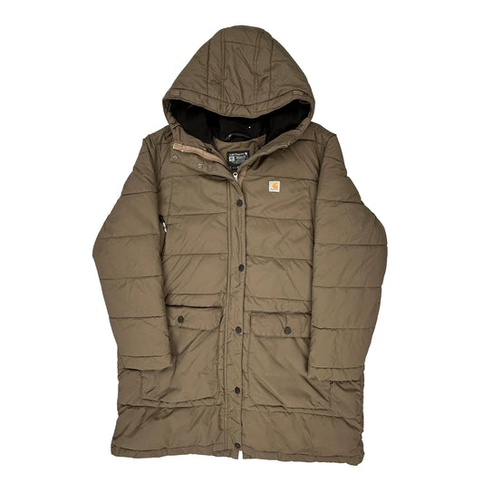 Vintage Rain Defender Carhartt Puffer - 2XL Brown Polyester