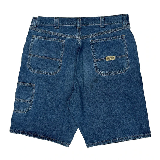 Lee Carpenter Shorts - 36W 10L Blue Denim