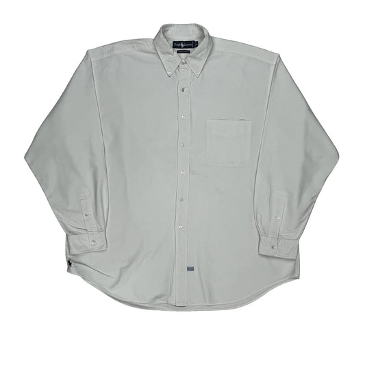 Ralph Lauren Shirt - XL White Cotton