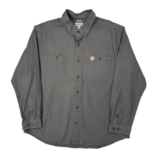 Carhartt Shirt - 2XL Grey Cotton