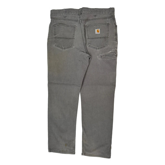 Carhartt Carpenter Trousers - 35W 32L Grey Cotton Blend