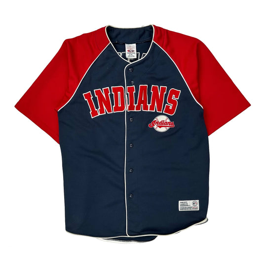 Indians True Fan Jersey - Large Navy Polyester