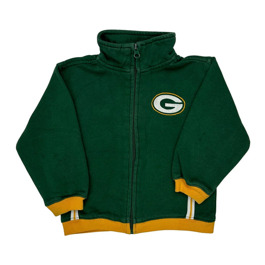 Vintage Age 24 Months Green Bay Packers Nfl Football Jacket - 2XS Green Cotton Blend