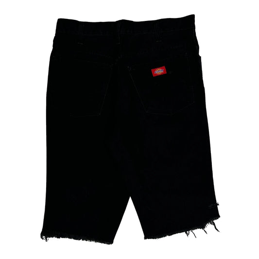 Dickies Denim Shorts - 31W 12L Black Cotton Blend