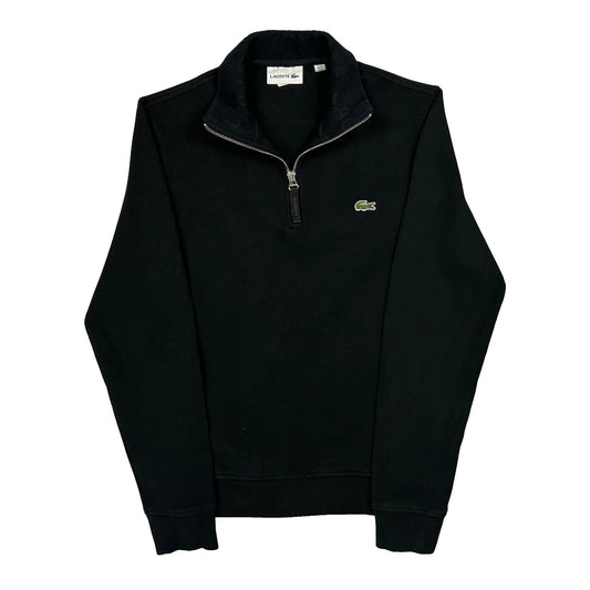 Vintage Lacoste Jumper - Medium Black Cotton