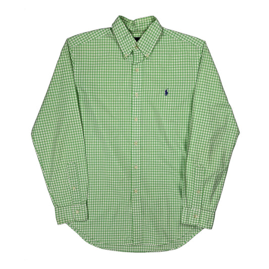 Ralph Lauren Checked Shirt - Medium Green Cotton