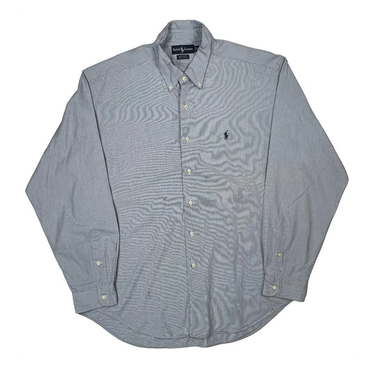 Marlowe Ralph Lauren Striped Shirt - XL Blue Cotton
