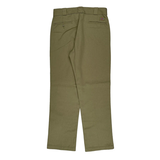 Dickies Trousers - 32W 32L Khaki Polyester Blend
