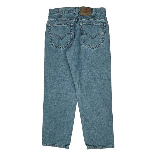 Vintage 90S Levis 550 Jeans - 30W 27L Blue Cotton