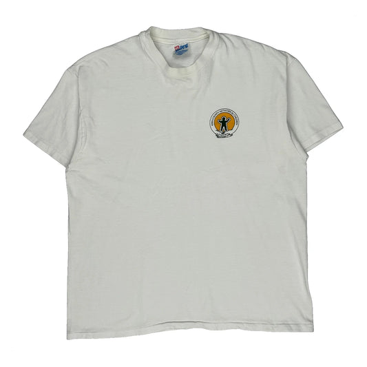 Vintage Hanes T-Shirt - XL White Cotton