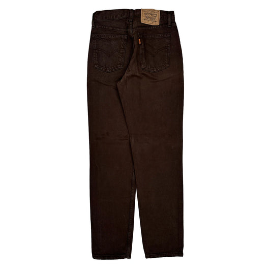 90S Levis Jeans - 27W 32L Brown Cotton