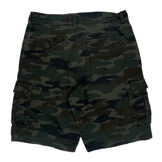 Lee Cargo Shorts - 31W 10L Camo Cotton