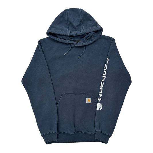 Carhartt Hoodie - Small Blue Cotton