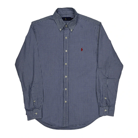 Ralph Lauren Checked Shirt - Medium Blue Cotton