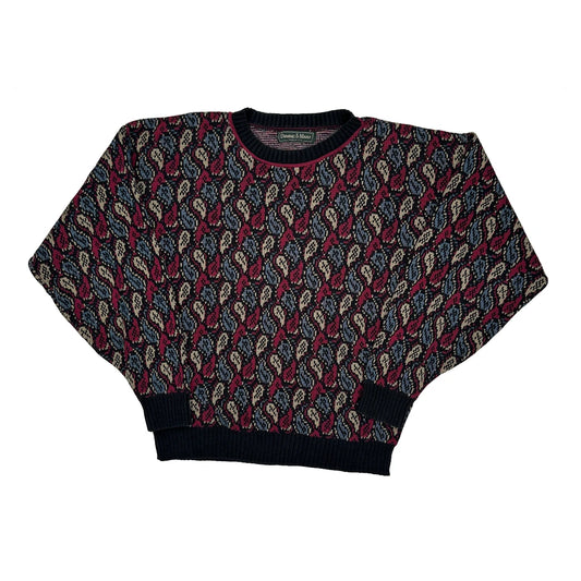90S Dominic & Maria Jumper - Medium Multicoloured Wool Blend