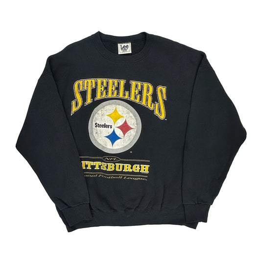 Pittsburgh Steelers Lee Sport Nfl Sweatshirt - 2XL Black Cotton
