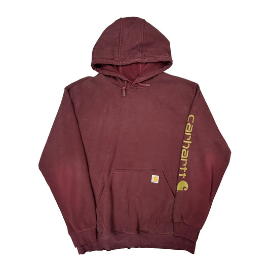 Carhartt Hoodie - XL Burgundy Cotton