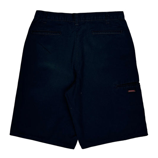 Dickies Shorts - 32W 12L Navy Polyester Blend