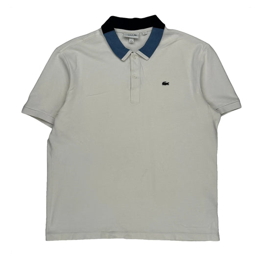 Lacoste Polo Shirt - 2XL White Cotton