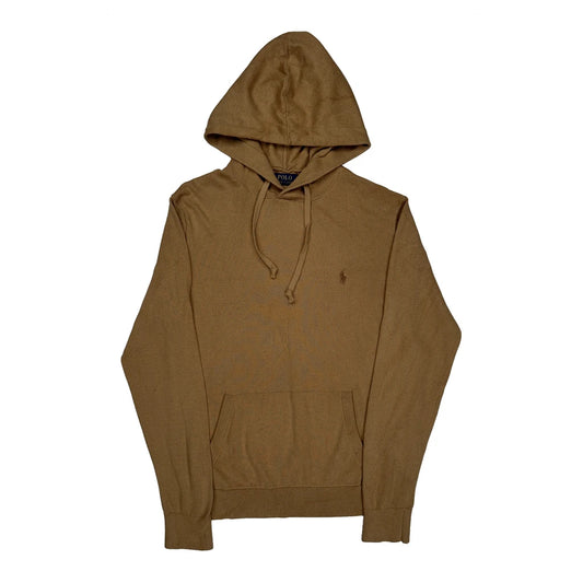 Polo By Ralph Lauren Hoodie - Medium Brown Cotton