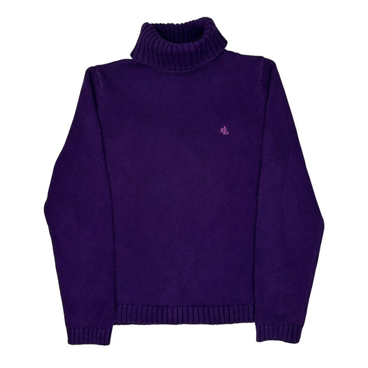 Ralph Lauren Rollneck - Large Purple Cotton