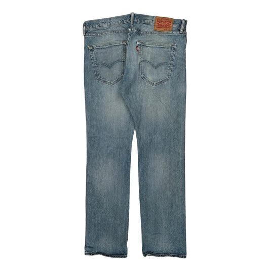 501 Levis Jeans - 36W 32L Light Wash Cotton