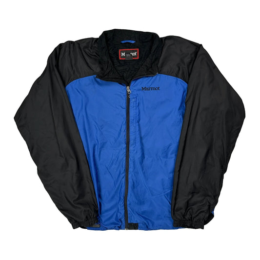 Vintage Marmot Windbreaker - Large Blue Polyester