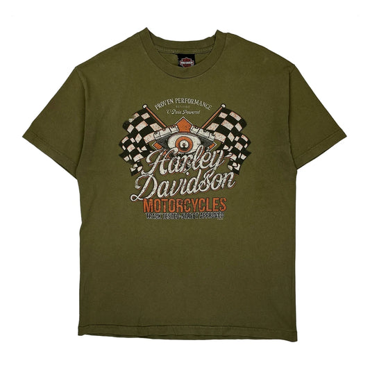 Buckeye Harley-Davidson Harley Davidson Graphic T-Shirt - No Size Green Cotton