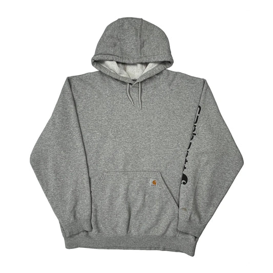 Vintage Carhartt Hoodie - XL Grey Cotton