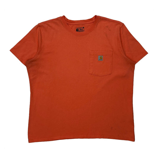 Carhartt T-Shirt - XL Orange Cotton