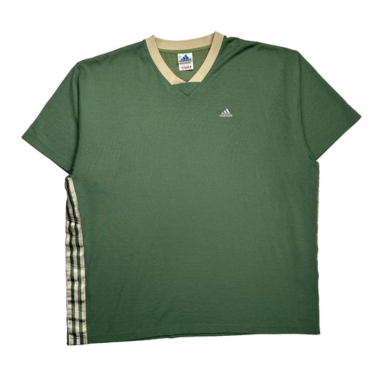 Adidas T-Shirt - 2XL Green Cotton