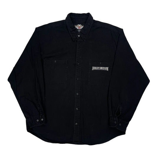 Harley Davidson Shirt - 2XL Black Cotton