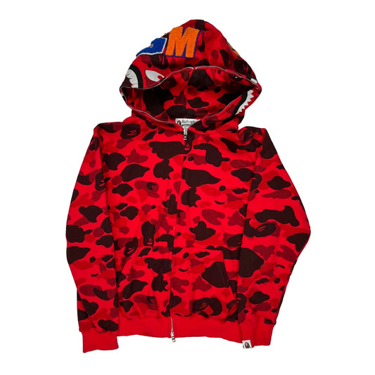 A Bathing Ape Hoodie - Medium Camo Cotton Blend