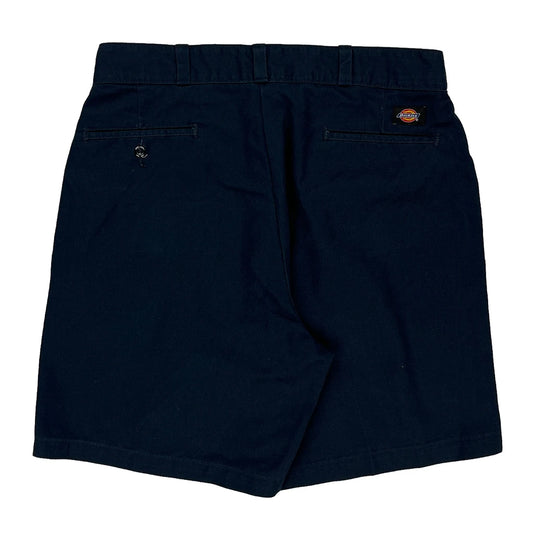 Dickies Shorts - 34W 8L Navy Cotton Blend