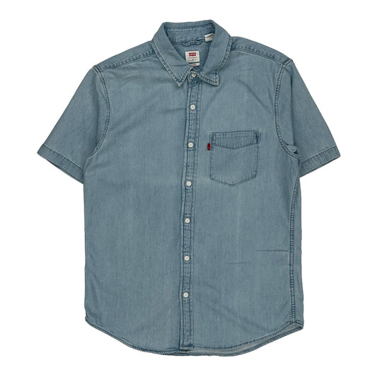 Vintage Levis Denim Shirt - Medium Light Wash Denim