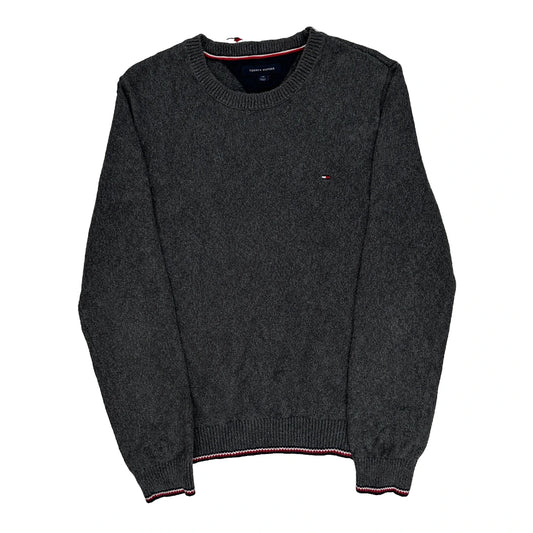 Tommy Hilfiger Jumper - Large Grey Cotton