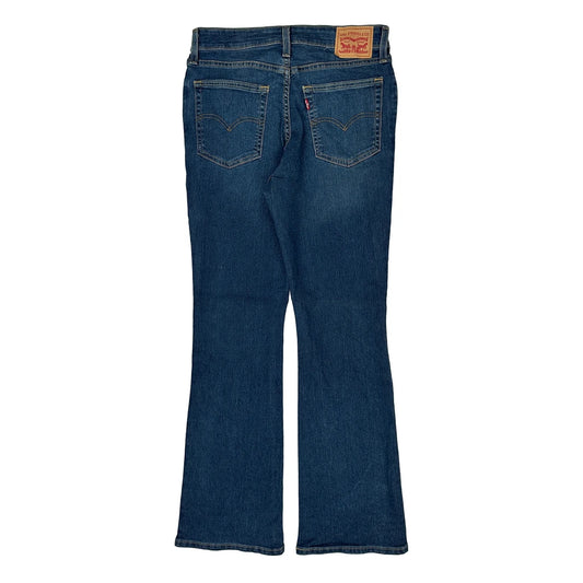 Levis Boot Cut Jeans - 30W UK 10 Blue Cotton