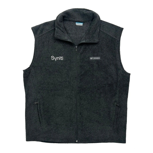 Syniti Columbia Fleece Gilet - Large Grey Polyester
