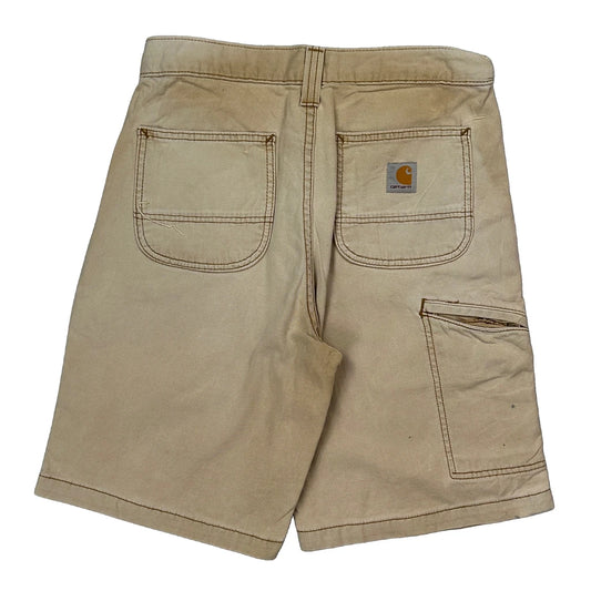 Carhartt Carpenter Shorts - 30W 10L Beige Cotton