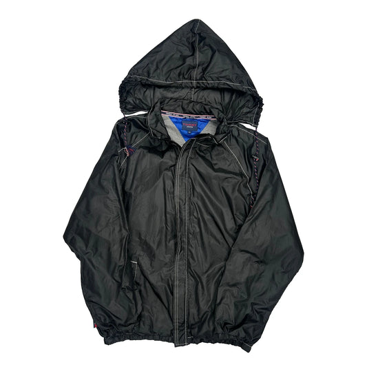 Tommy Jeans Windbreaker - Large Black Polyester