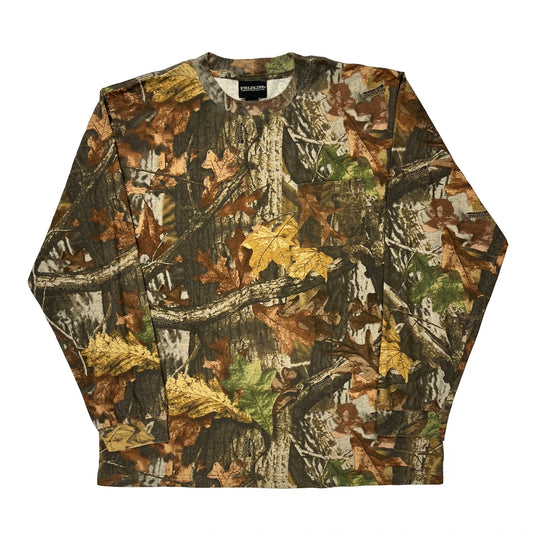 Fieldline Long Sleeve T-Shirt - XL Camo Cotton