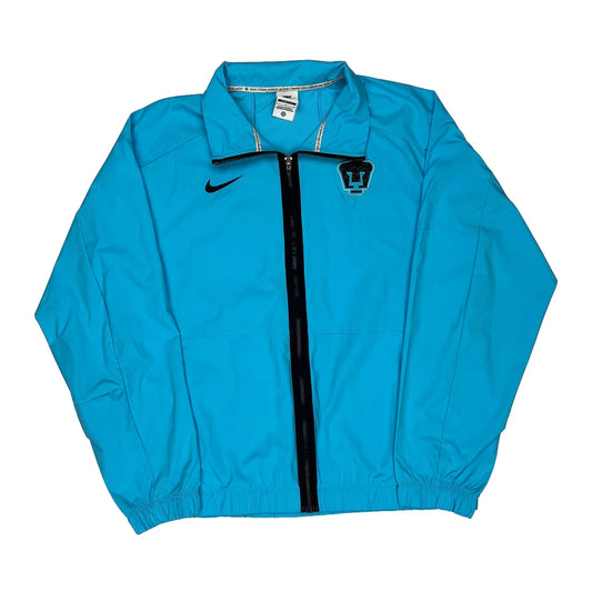 Vintage Pumas Nike Track Jacket - Large Blue Polyester
