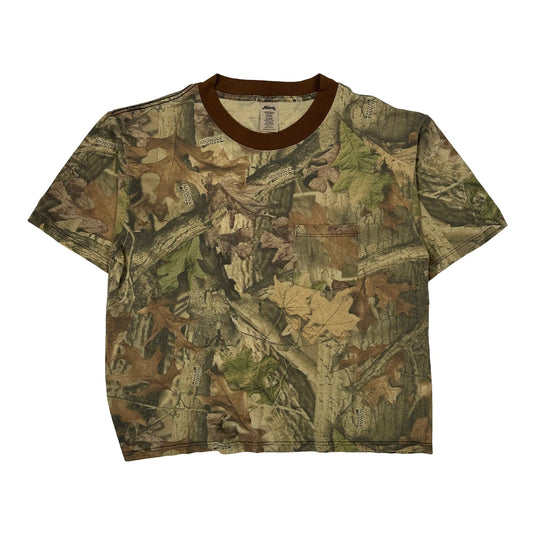 Vintage Liberty Camo Ringer T-Shirt - XL Camo Polyester Blend